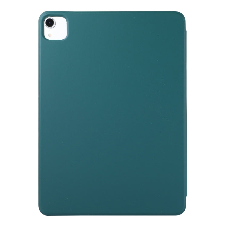 Horizontal Flip Ultra-thin Double-sided Clip Without Magnetic PU Leather Case With Three-folding Holder & Sleep / Wake-up Function, For iPad Pro 11 inch (2020) / Pro 11 2018 / Air 2020 10.9