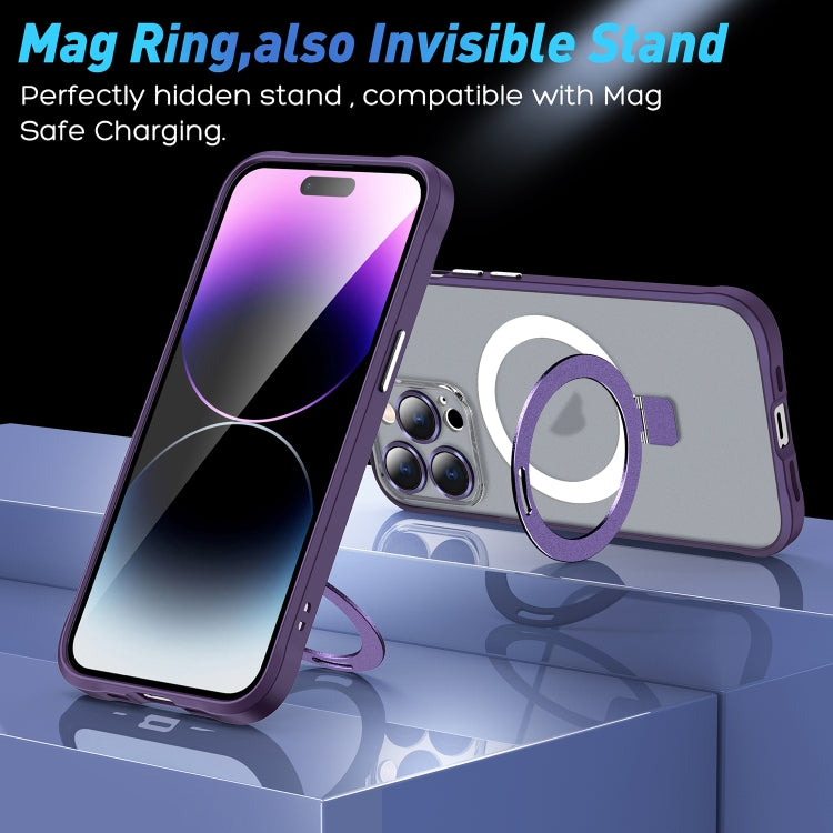 Metal Eyes Series MagSafe Magnetic Holder Phone Case