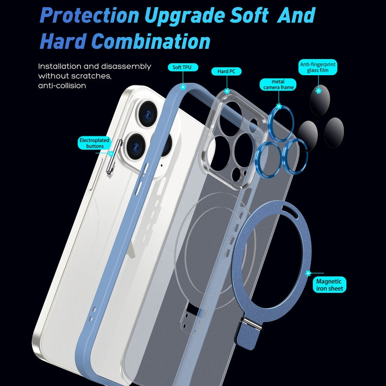 Metal Eyes Series MagSafe Magnetic Holder Phone Case, For iPhone 12, For iPhone 12 Pro, For iPhone 12 Pro Max, For iPhone 11
