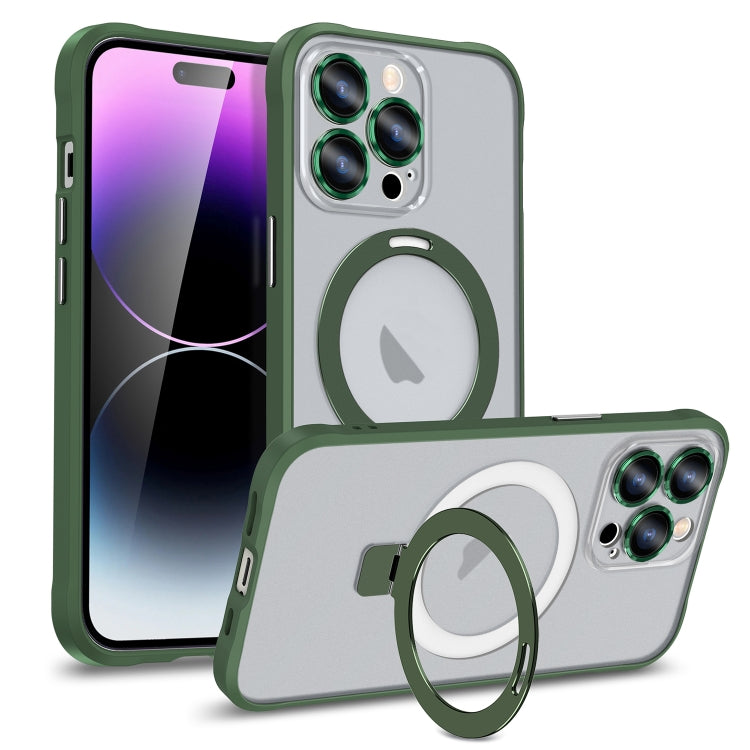 Metal Eyes Series MagSafe Magnetic Holder Phone Case, For iPhone 12, For iPhone 12 Pro, For iPhone 12 Pro Max, For iPhone 11