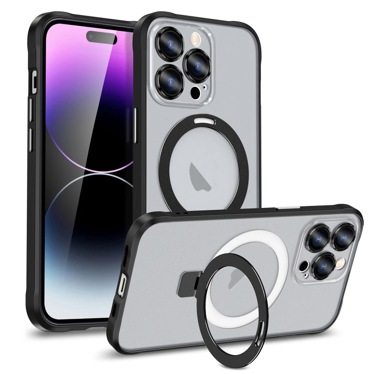 Metal Eyes Series MagSafe Magnetic Holder Phone Case, For iPhone 12, For iPhone 12 Pro, For iPhone 12 Pro Max, For iPhone 11