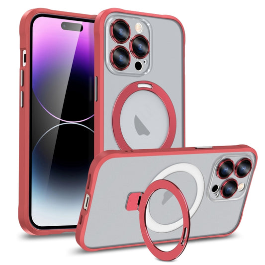 Metal Eyes Series MagSafe Magnetic Holder Phone Case, For iPhone 11 Pro Max, For iPhone 13, For iPhone 13 Pro Max