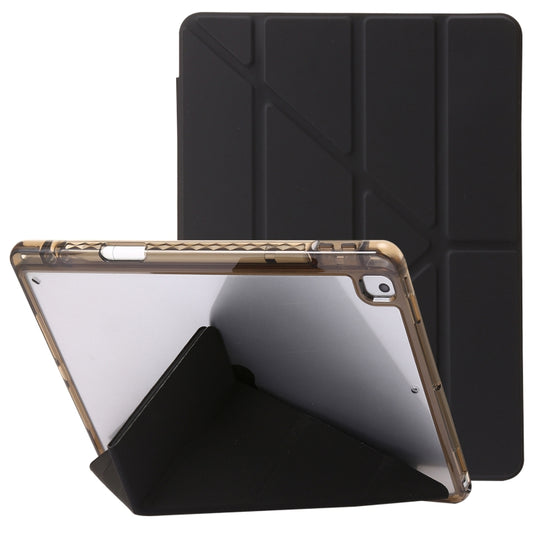 Clear Acrylic Deformation Leather Tablet Case, For iPad 10.2 2021 / 2020 / 10.5