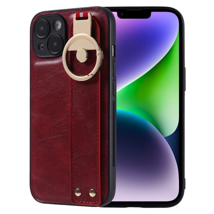 Wristband Leather Back Phone Case