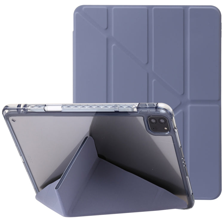 Clear Acrylic Deformation Leather Tablet Case, For iPad 10th Gen 10.9 2022, For iPad Pro 12.9 2022 / 2021 / 2020