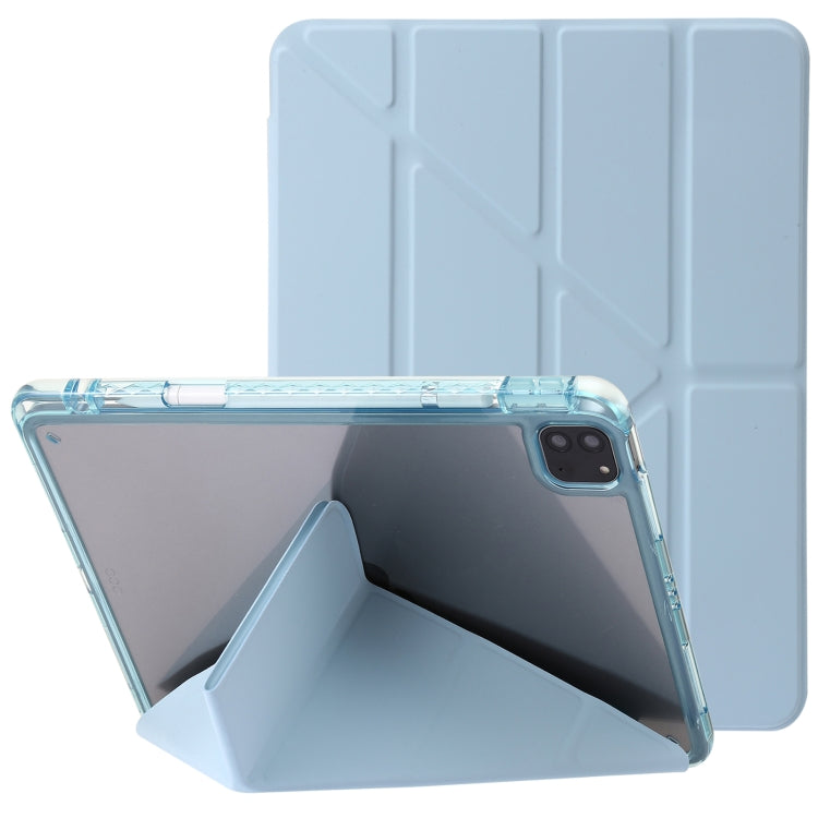 Clear Acrylic Deformation Leather Tablet Case, For iPad 10th Gen 10.9 2022, For iPad Pro 12.9 2022 / 2021 / 2020