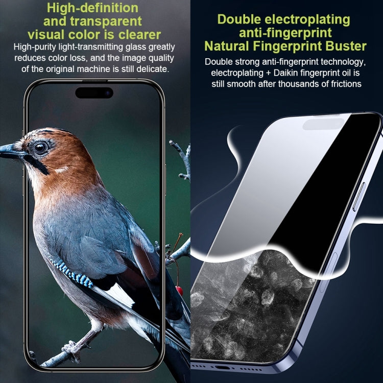 WK WTP-067 King Kong Vacha 9D Curved Privacy Tempered Glass Film, For iPhone 14, For iPhone 14 Plus, For iPhone 14 Pro, For iPhone 14 Pro Max, For iPhone 13, For iPhone 13 Pro, For iPhone 13 Pro Max, For iPhone 12