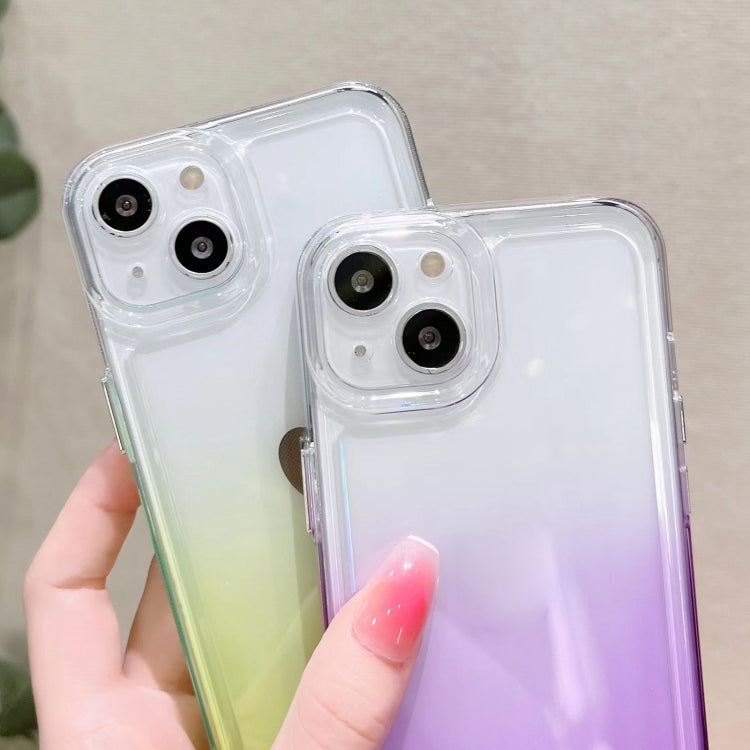 Gradient Electroplated Button Space Pone Case, For iPhone 12, For iPhone 11