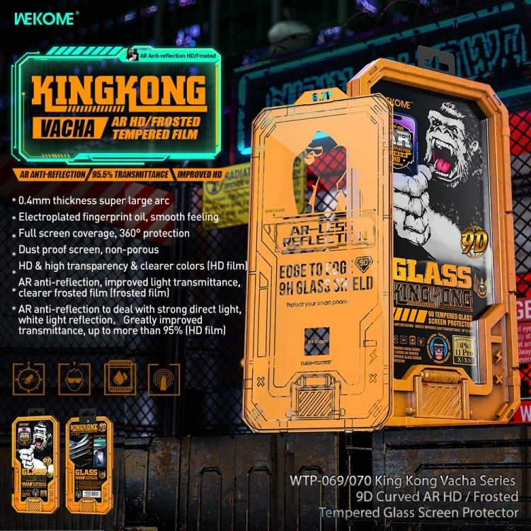 WK WTP-069 King Kong Vacha 9D Curved AR HD Tempered Glass Film