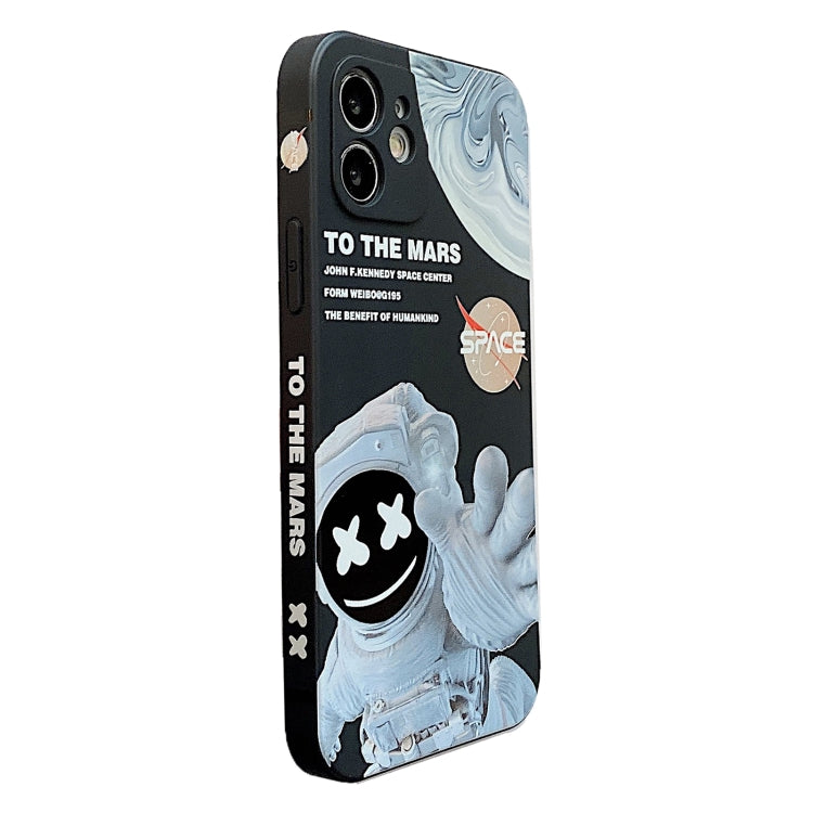 Martian Astronaut Pattern Shockproof Phone Case, For iPhone 14 Pro Max, For iPhone 14 Pro, For iPhone 14 Plus, For iPhone 14, For iPhone 13 Pro Max, For iPhone 13 Pro, For iPhone 13, For iPhone 12 Pro Max, For iPhone 12 Pro, For iPhone 12...
