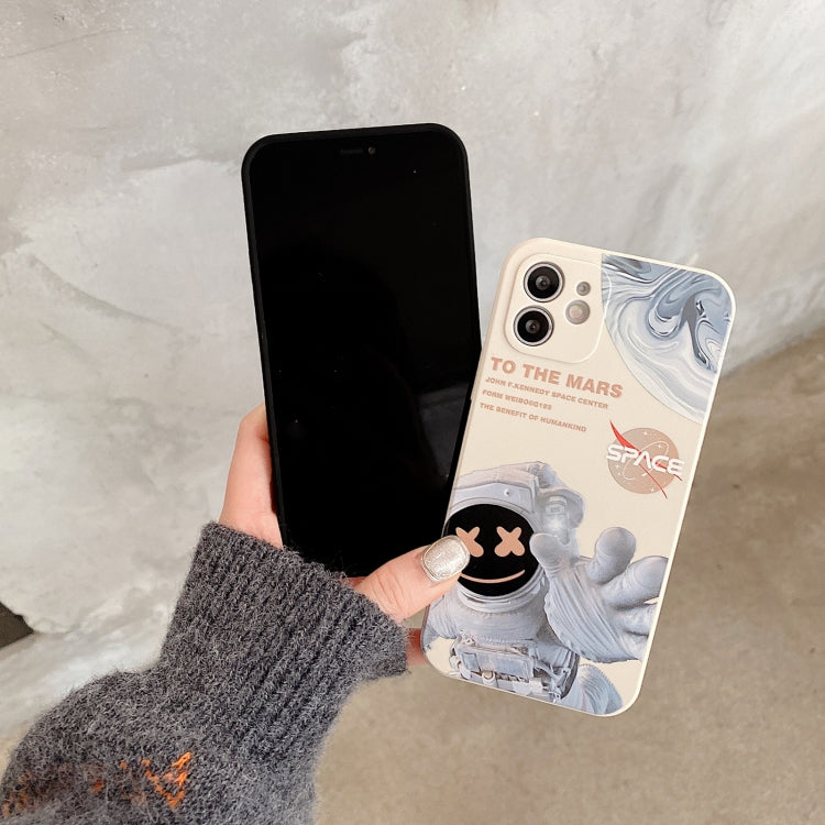 Martian Astronaut Pattern Shockproof Phone Case, For iPhone 14 Pro Max, For iPhone 14 Pro, For iPhone 14 Plus, For iPhone 14, For iPhone 13 Pro Max, For iPhone 13 Pro, For iPhone 13, For iPhone 12 Pro Max, For iPhone 12 Pro, For iPhone 12...