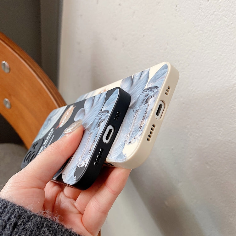 Martian Astronaut Pattern Shockproof Phone Case, For iPhone 14 Pro Max, For iPhone 14 Pro, For iPhone 14 Plus, For iPhone 14, For iPhone 13 Pro Max, For iPhone 13 Pro, For iPhone 13, For iPhone 12 Pro Max, For iPhone 12 Pro, For iPhone 12...