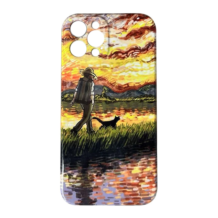 Oil Painting Pattern Glossy PC Phone Case, For iPhone SE 2022/2020 / 8 / 7, For iPhone 13 Pro Max, For iPhone 13 Pro, For iPhone 13
