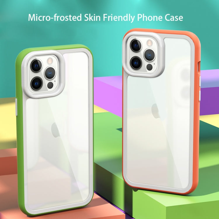 Color Frame 2 in 1 Hollow Cooling Phone Case, For iPhone 12, For iPhone 12 Pro