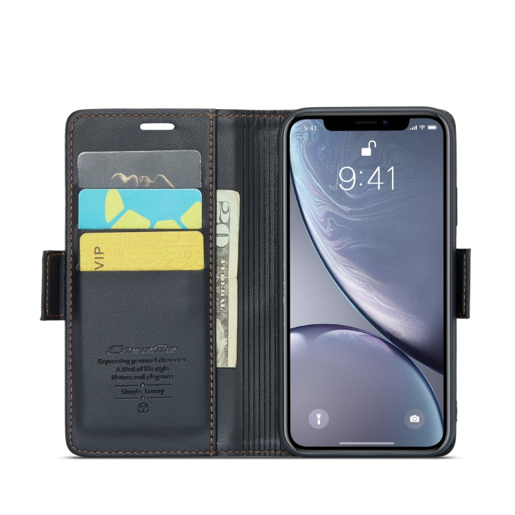 CaseMe 023 Butterfly Buckle Litchi Texture RFID Anti-theft Leather Phone Case