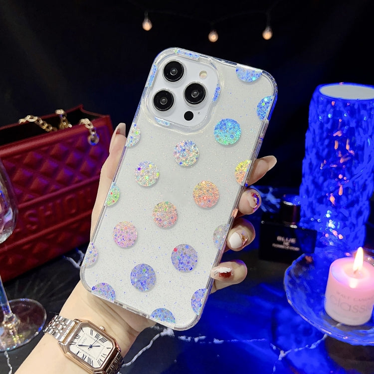 Little Star Series Glitter Powder TPU Phone Case, For iPhone 14 Pro Max, For iPhone 13