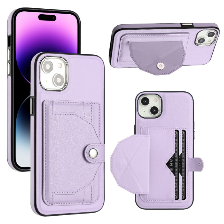 Shockproof Leather Phone Case with Card Holder, For iPhone 15 Pro Max, For iPhone 14, For iPhone 14 Plus, For iPhone 15 Pro