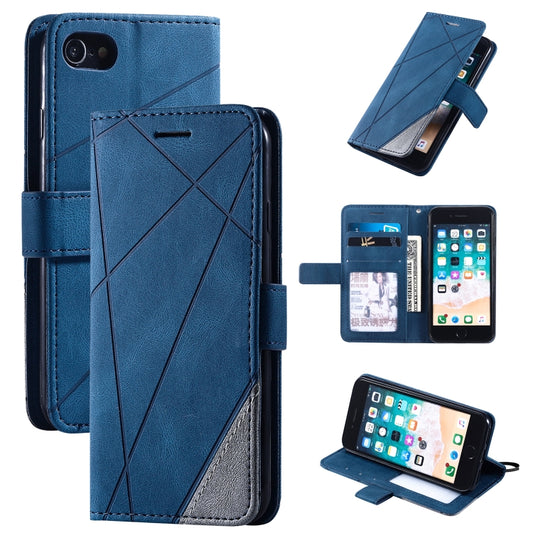 Skin Feel Splicing Horizontal Flip Leather Case with Holder & Card Slots & Wallet & Photo Frame, For iPhone 11, For iPhone 11 Pro, For iPhone 11 Pro Max, For iPhone SE 2022 / SE 2020 / 8 / 7