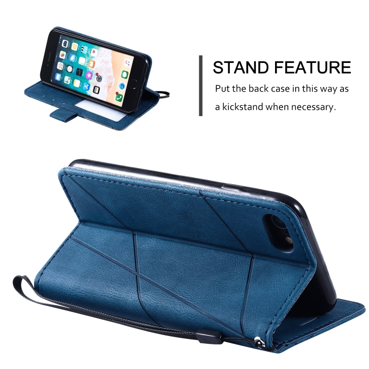 Skin Feel Splicing Horizontal Flip Leather Case with Holder & Card Slots & Wallet & Photo Frame, For iPhone 11, For iPhone 11 Pro, For iPhone 11 Pro Max, For iPhone SE 2022 / SE 2020 / 8 / 7