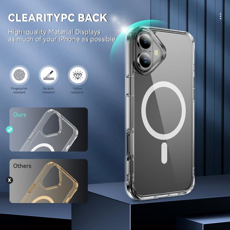 MagSafe Clear Acrylic PC +TPU Phone Case