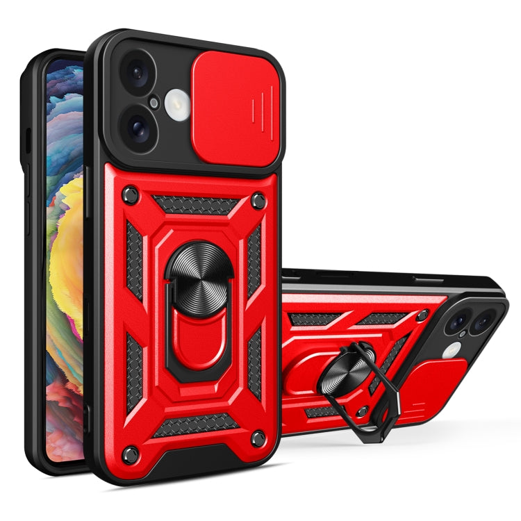 Sliding Camera Cover Design TPU+PC Phone Case, For iPhone 16 Plus, For iPhone 16, For iPhone 15 Pro