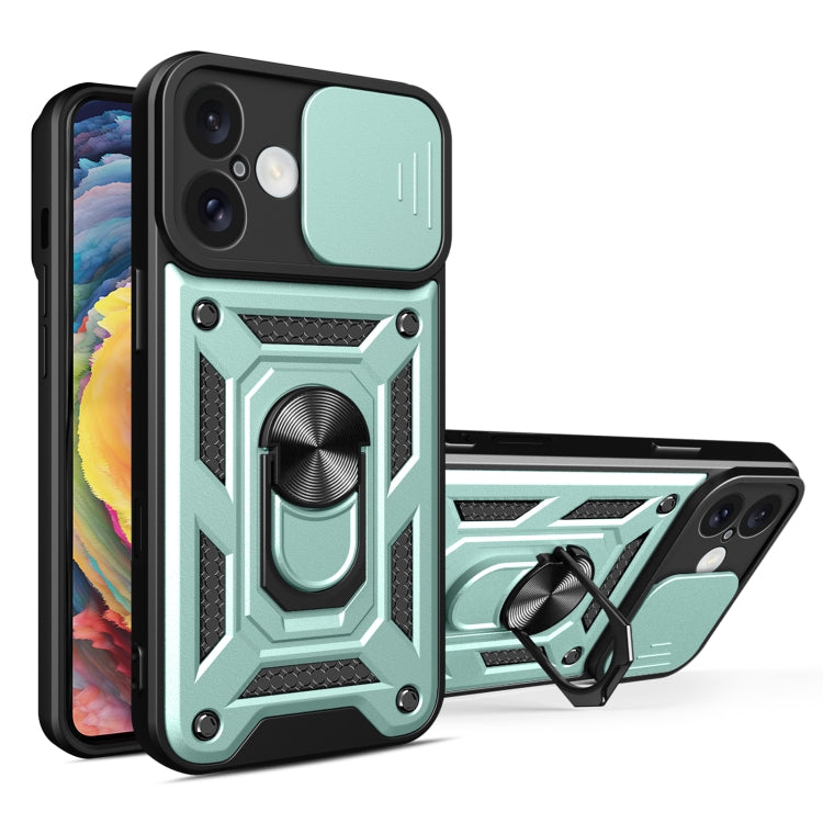 Sliding Camera Cover Design TPU+PC Phone Case, For iPhone 16 Plus, For iPhone 16, For iPhone 15 Pro