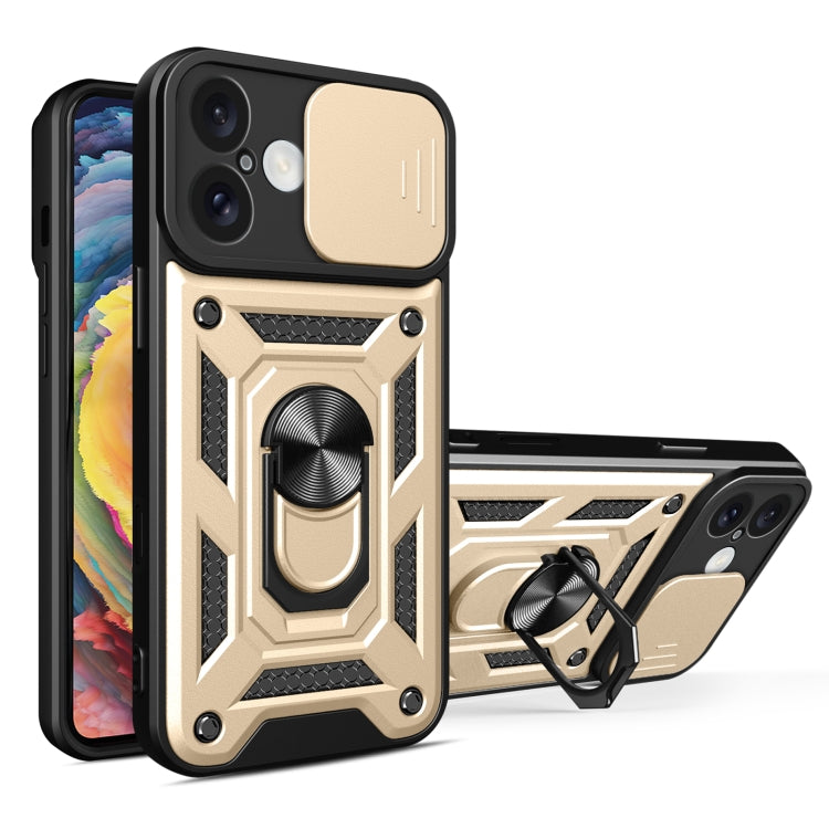 Sliding Camera Cover Design TPU+PC Phone Case, For iPhone 16 Plus, For iPhone 16, For iPhone 15 Pro