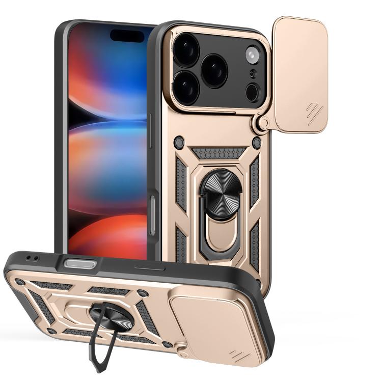 Sliding Camera Cover Design TPU+PC Phone Case, For iPhone 17 Pro Max, For iPhone 17 Pro, For iPhone 17
