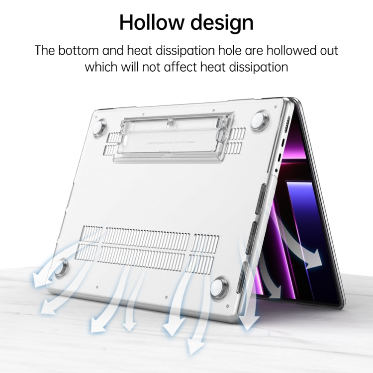 Frosted Translucent Laptop Protective Case, For MacBook Air 13.6 A3113 / M4 A3240, For Macbook Air 15.3 A3114 / M4 A3241