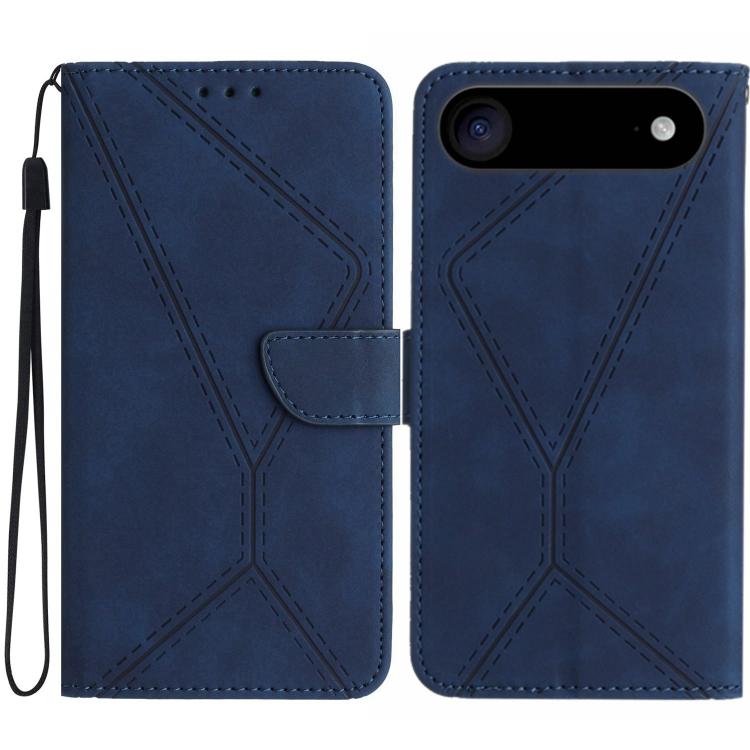 Stitching Embossed Leather Phone Case, For iPhone 16e, For iPhone 16 Pro Max, For iPhone 16 Pro, For iPhone 16 Plus