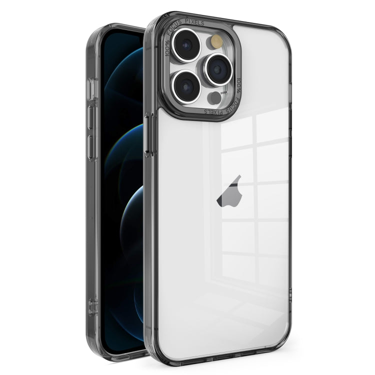 Crystal TPU + PC Electroplated Lens Frame Phone Case, For iPhone 12 Pro Max, For iPhone 12 Pro, For iPhone 11 Pro Max, For iPhone 11