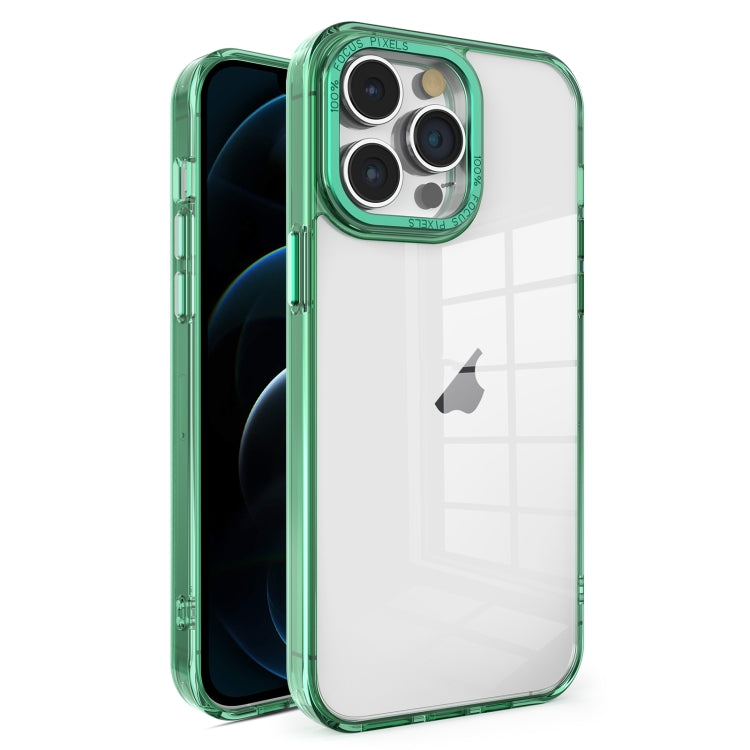 Crystal TPU + PC Electroplated Lens Frame Phone Case, For iPhone 12 Pro Max, For iPhone 12 Pro, For iPhone 11 Pro Max, For iPhone 11