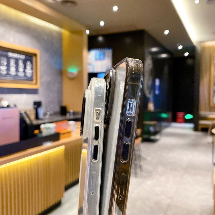 Crystal TPU + PC Electroplated Lens Frame Phone Case, For iPhone 14 Plus, For iPhone 14, For iPhone 14 Pro, For iPhone 14 Pro Max