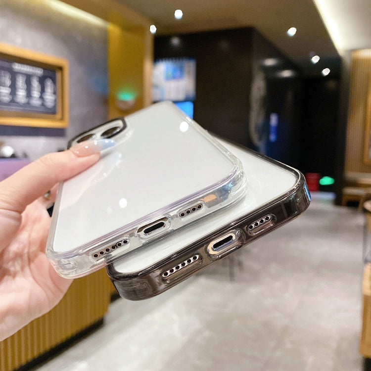 Crystal TPU + PC Electroplated Lens Frame Phone Case, For iPhone 14 Plus, For iPhone 14, For iPhone 14 Pro, For iPhone 14 Pro Max