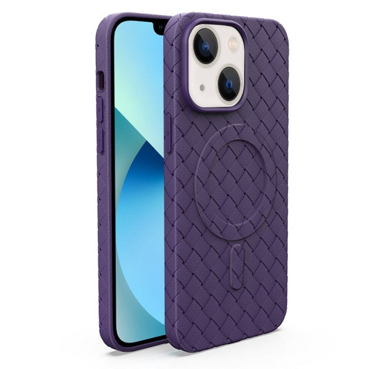 Woven Pattern MagSafe Magnetic Cooling Phone Case, For iPhone 13 Pro, For iPhone 13