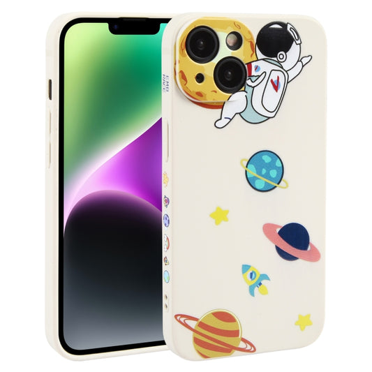 Hug Moon Astronaut Pattern TPU Phone Case, For iPhone 14 Plus, For iPhone 14, For iPhone 14 Pro, For iPhone 14 Pro Max, For iPhone SE 2022 / SE 2020 / 8 / 7, For iPhone 13 Pro Max, For iPhone 13 Pro, For iPhone 13, For iPhone 13 mini, For iPhone 12    ...
