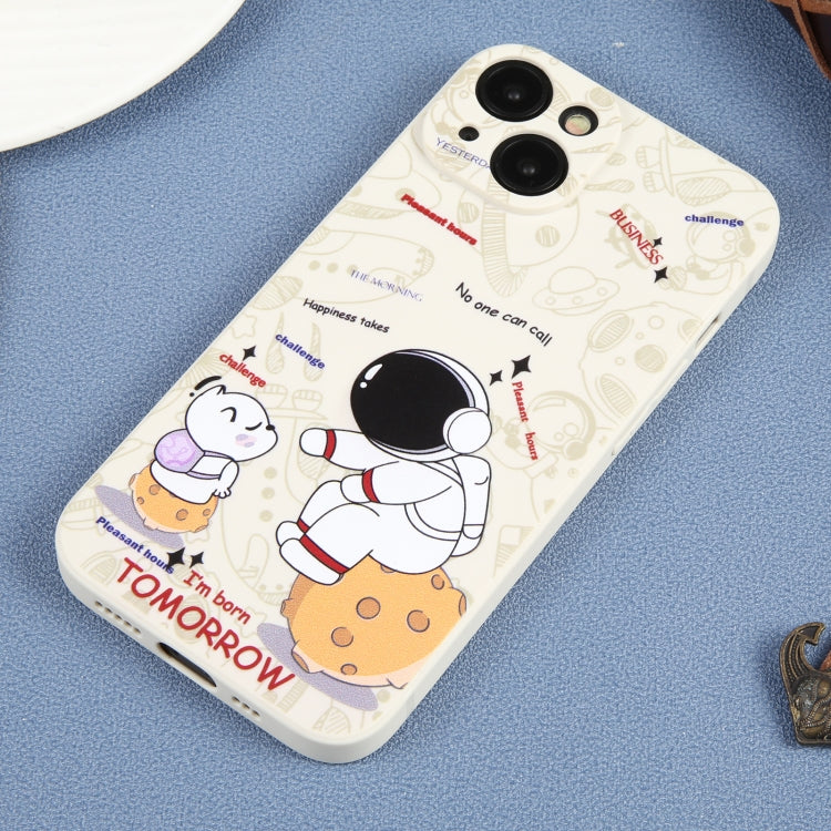 Astronaut Pattern Frosted TPU Phone Case, For iPhone 13 mini, For iPhone 12, For iPhone 12 Pro Max, For iPhone 12 Pro, For iPhone 12 mini, For iPhone 11 Pro Max, For iPhone 11, For iPhone 11 Pro