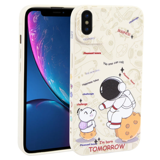 Astronaut Pattern Frosted TPU Phone Case, For iPhone XS / X, For iPhone XR, For iPhone XS Max, For iPhone 8 Plus / 7 Plus