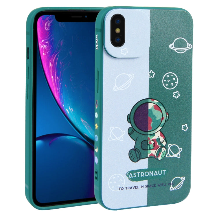 Color Contrast Astronaut Pattern TPU Phone Case
