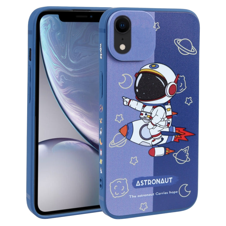 Color Contrast Astronaut Pattern TPU Phone Case