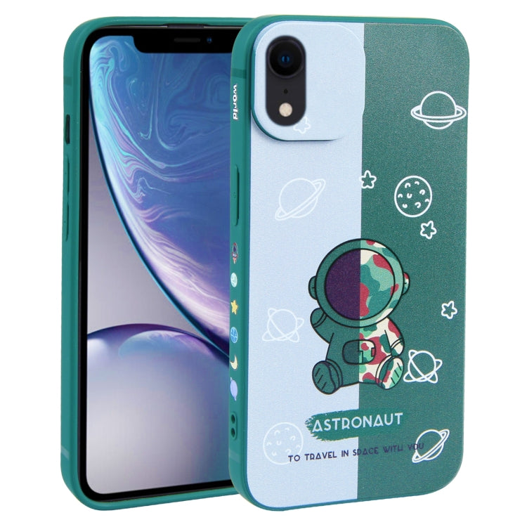 Color Contrast Astronaut Pattern TPU Phone Case