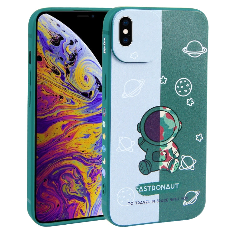 Color Contrast Astronaut Pattern TPU Phone Case