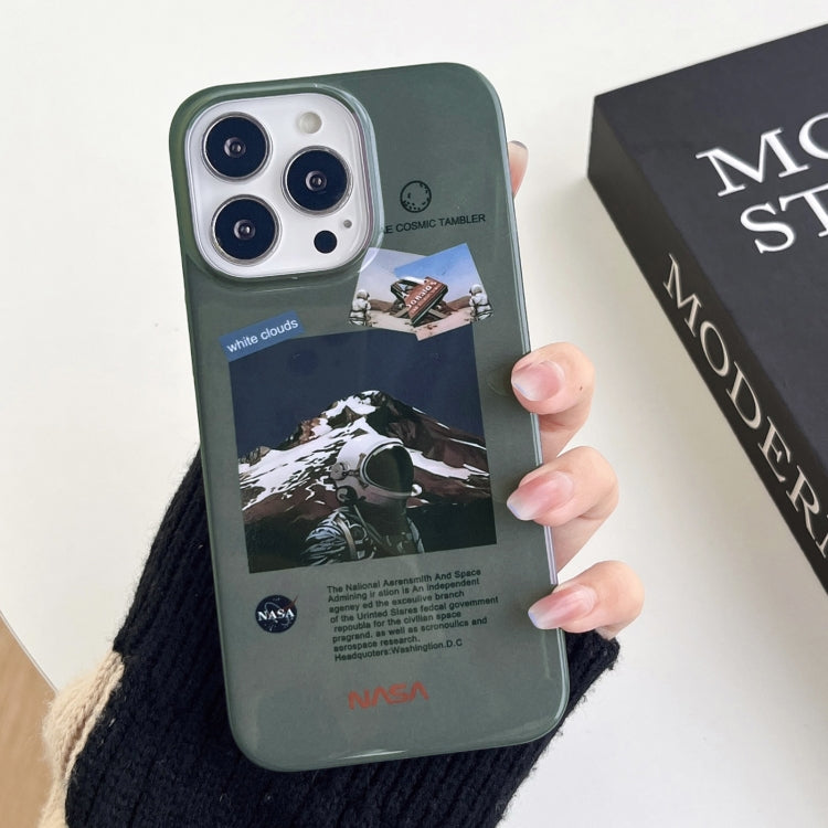 Astronaut Pattern Glossy PC Phone Case
