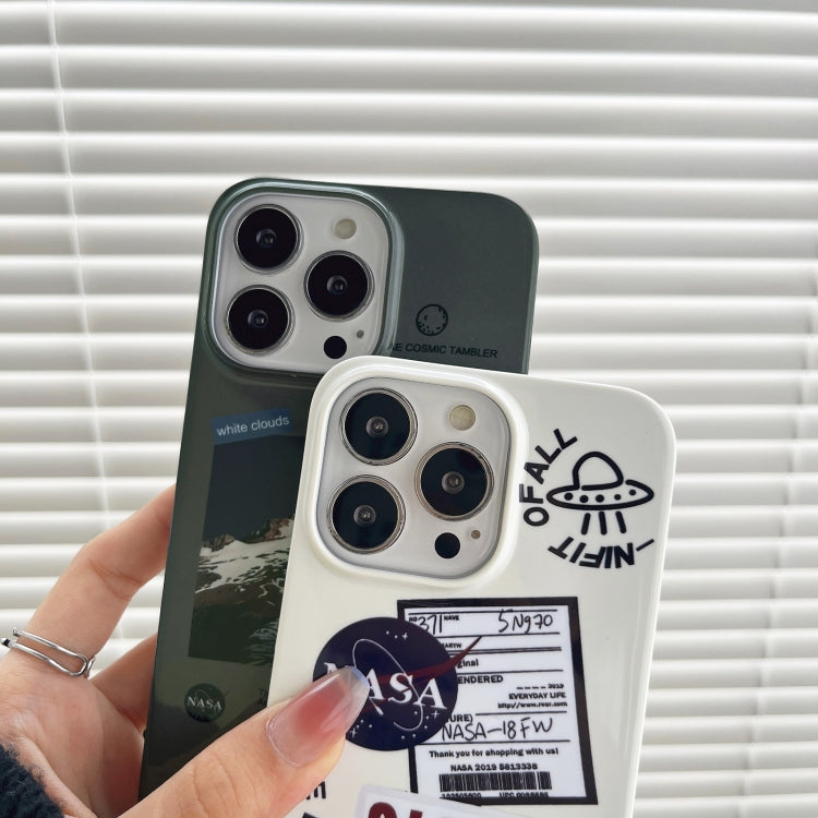 Astronaut Pattern Glossy PC Phone Case