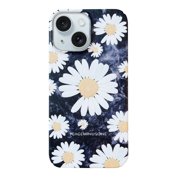 Frosted Daisy Film Phone Case, For iPhone 15 Pro Max, For iPhone 15 Pro, For iPhone 15 Plus, For iPhone 15, For iPhone 14 Plus, For iPhone 14, For iPhone 14 Pro, For iPhone 14 Pro Max, For iPhone 13 Pro Max, For iPhone 13 Pro, For iPhone 13, For iPhone 12
