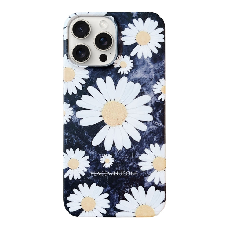 Frosted Daisy Film Phone Case, For iPhone 15 Pro Max, For iPhone 15 Pro, For iPhone 15 Plus, For iPhone 15, For iPhone 14 Plus, For iPhone 14, For iPhone 14 Pro, For iPhone 14 Pro Max, For iPhone 13 Pro Max, For iPhone 13 Pro, For iPhone 13, For iPhone 12