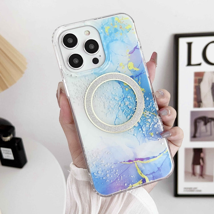 Dual-side IMD Marble Magsafe Phone Case, For iPhone 14 Pro, For iPhone 14 Pro Max, For iPhone 15 Plus