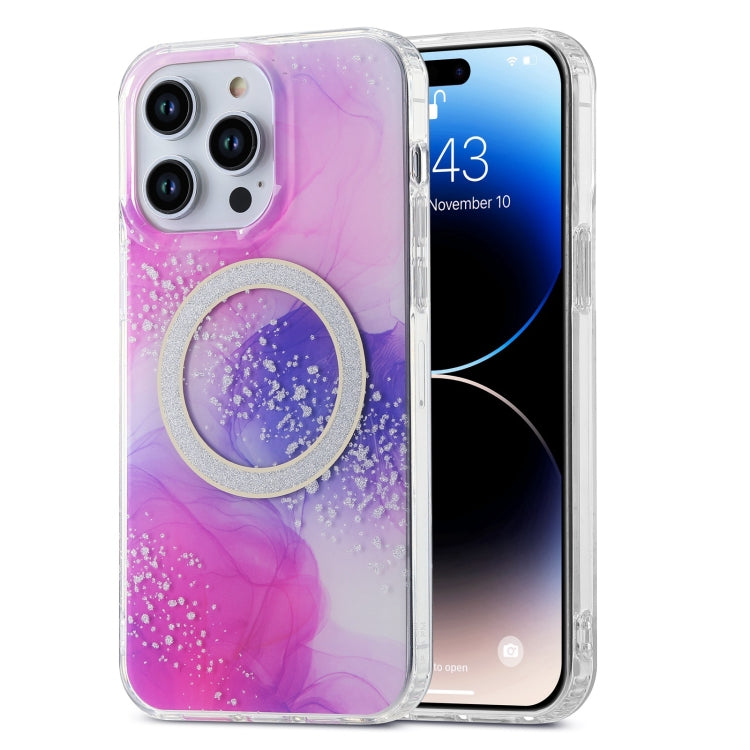 Dual-side IMD Marble Magsafe Phone Case, For iPhone 14 Pro, For iPhone 14 Pro Max, For iPhone 15 Plus