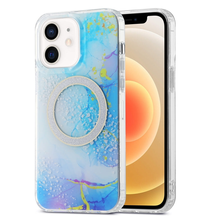 Dual-side IMD Marble Magsafe Phone Case, For iPhone 13, For iPhone 12, For iPhone 12 Pro Max