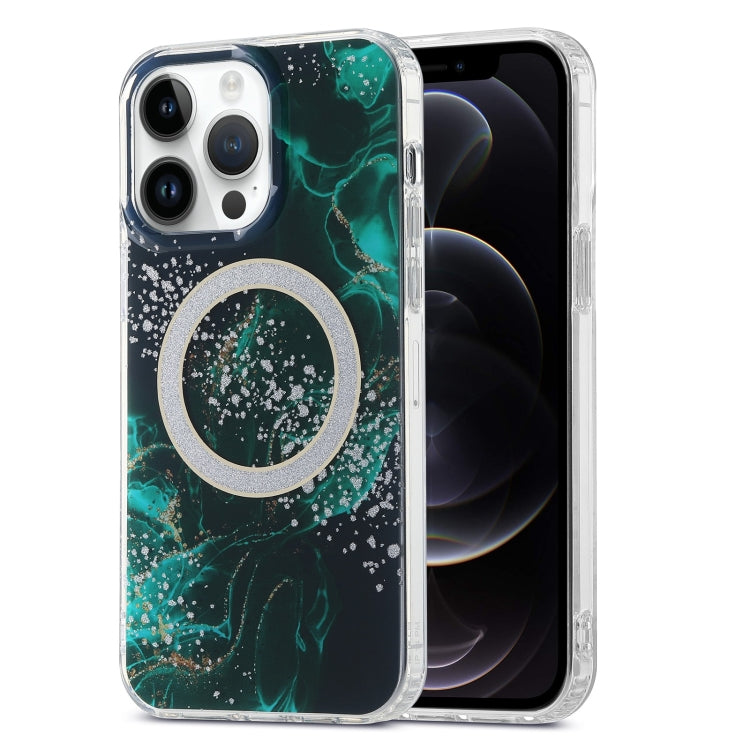 Dual-side IMD Marble Magsafe Phone Case